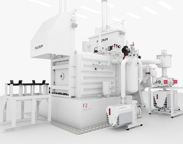 Fulcrum Two-chamber Low Pressure Carburizing Vacuum Furnace, 600 x 600 x 900 mm