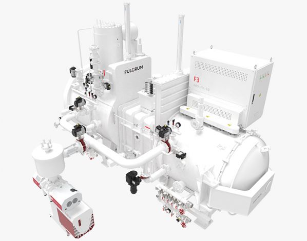 Three modules of Fulcrum Three-chamber Vacuum Furnace