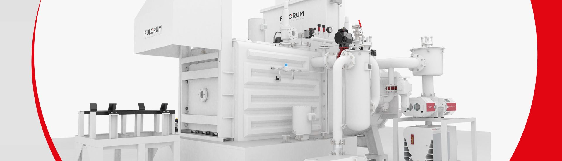 Fulcrum oil quenching heat treatment vacuum furnace, 600 x 600 x 900 mm